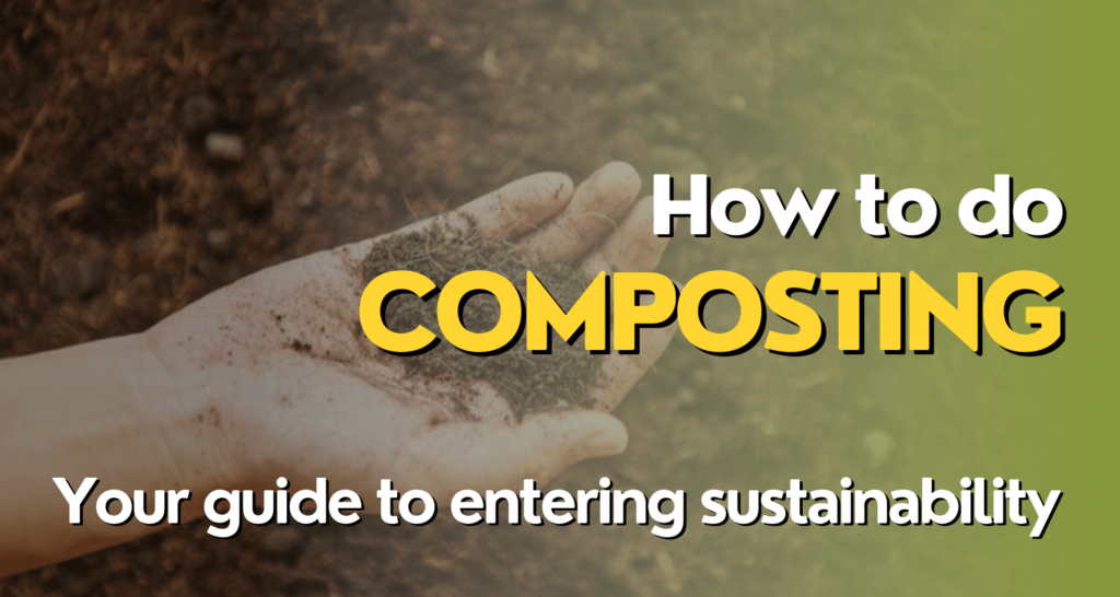 The image features a blog by sustainable spark that focuses on the practice of sustainability and eco-friendly behavior through the discussion on composting process and seed ball creation